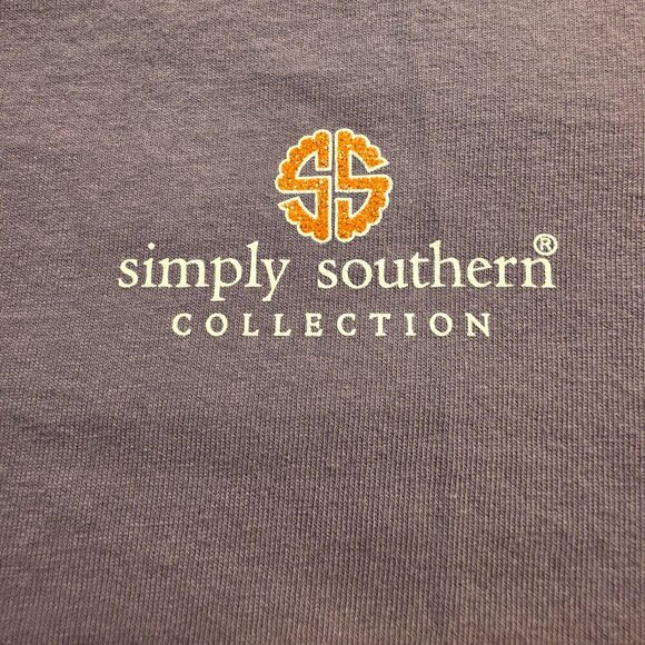 Simply Southern Long-Sleeved Tee "Happy Howl-oween" Size Youth Large - Picture 4 of 8